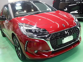 赤い車仕上げ後